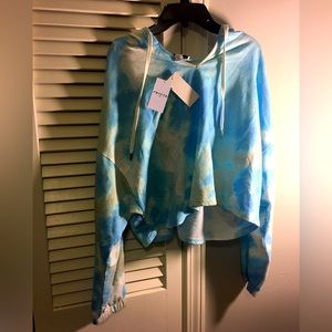 COPY - Frayed tye dye half top